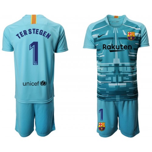 FC Barcelona Dres Golmanski TER STEGEN 1 Dječji III 2019/20 Kratkih Rukava FC Barcelona Dres Golmanski TER STEGEN 1 Dječji III 2019/20 Kratkih Rukava